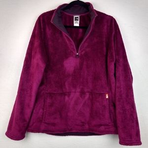 The North Face Pullover Purple Jacket Soft Furry